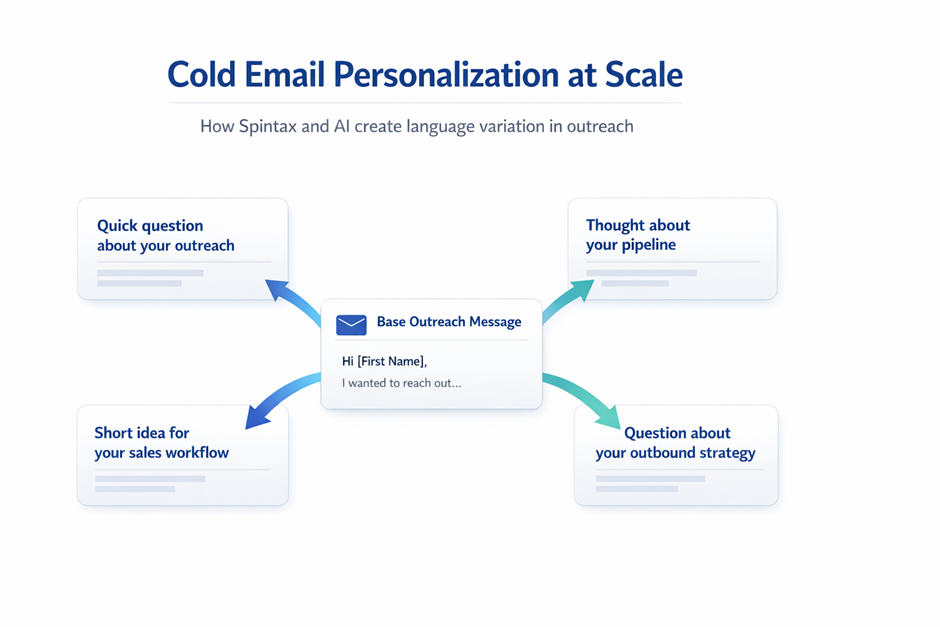 Cold email templates evolving into personalized AI-generated messages