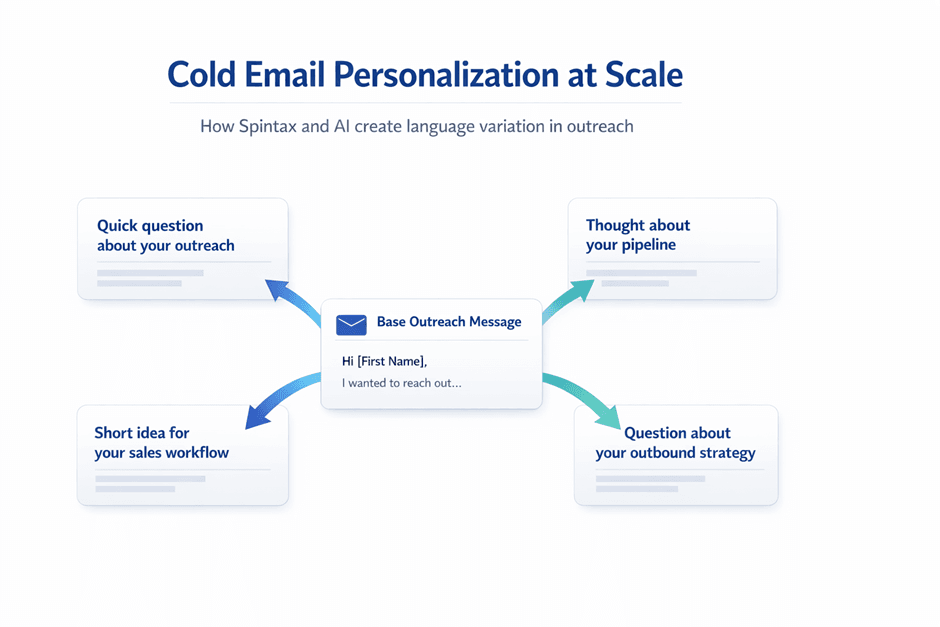 Spintax Generator for Cold Email Personalization at Scale | SalesTarget