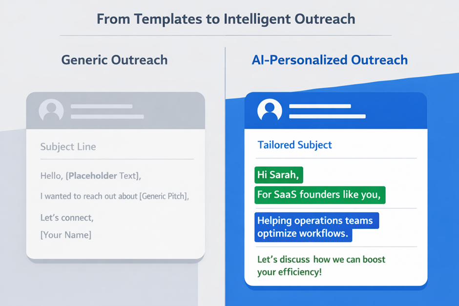AI personalization in cold email outreach