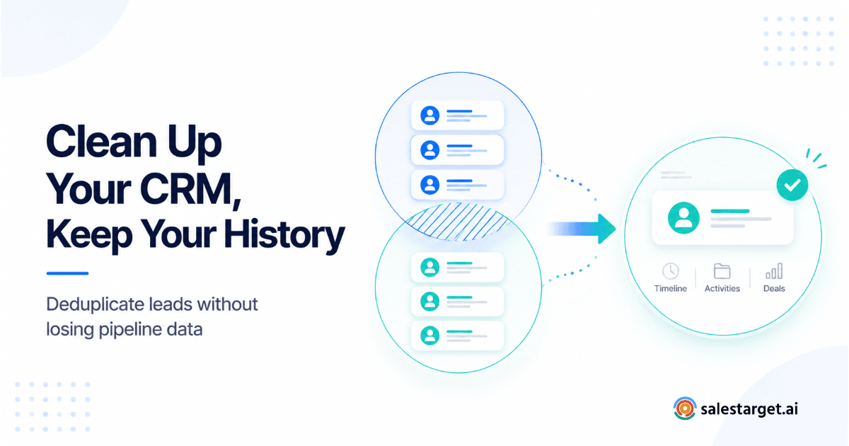 CRM duplicate cleanup hero banner