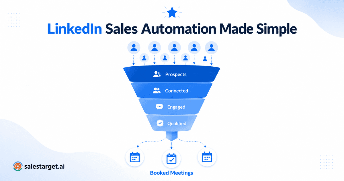 LinkedIn Sales Automation: How Top Reps Book 3x More Meetings With Less Effort