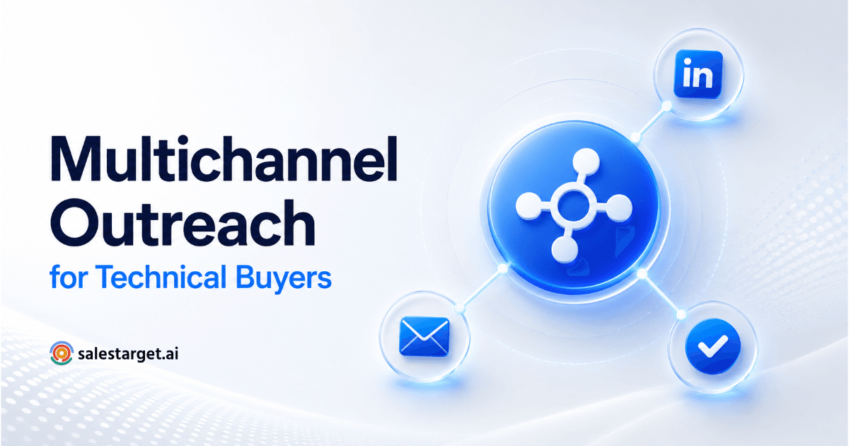 Multichannel outreach for technical buyers