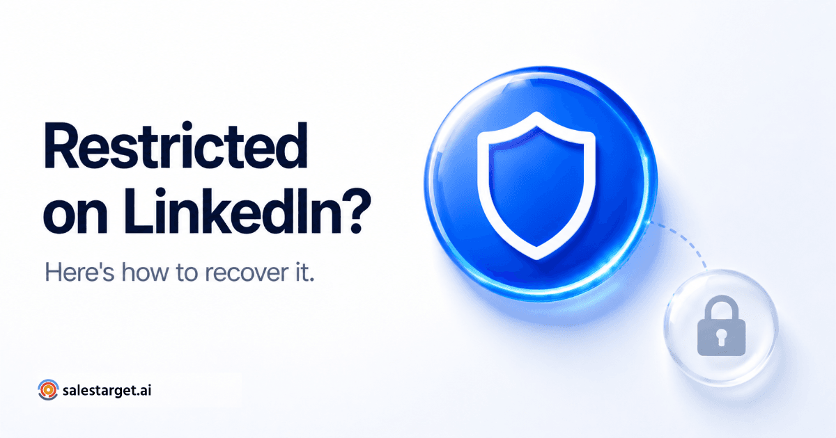 SaaS visual of LinkedIn account status shield