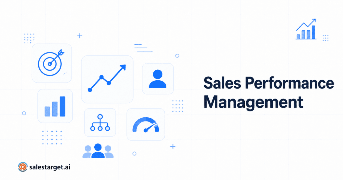 Sales Performance Management dashboard showing revenue metrics and CRM analytics.png