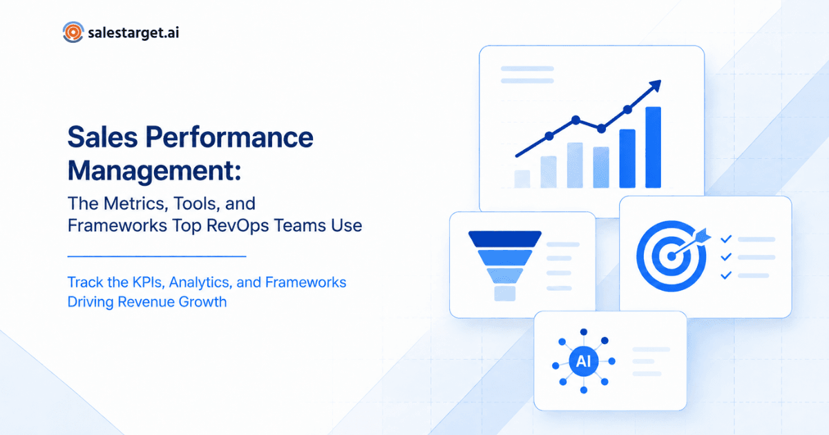 Sales Performance Management : The Metrics, Tools, and Frameworks Top RevOps Teams Use