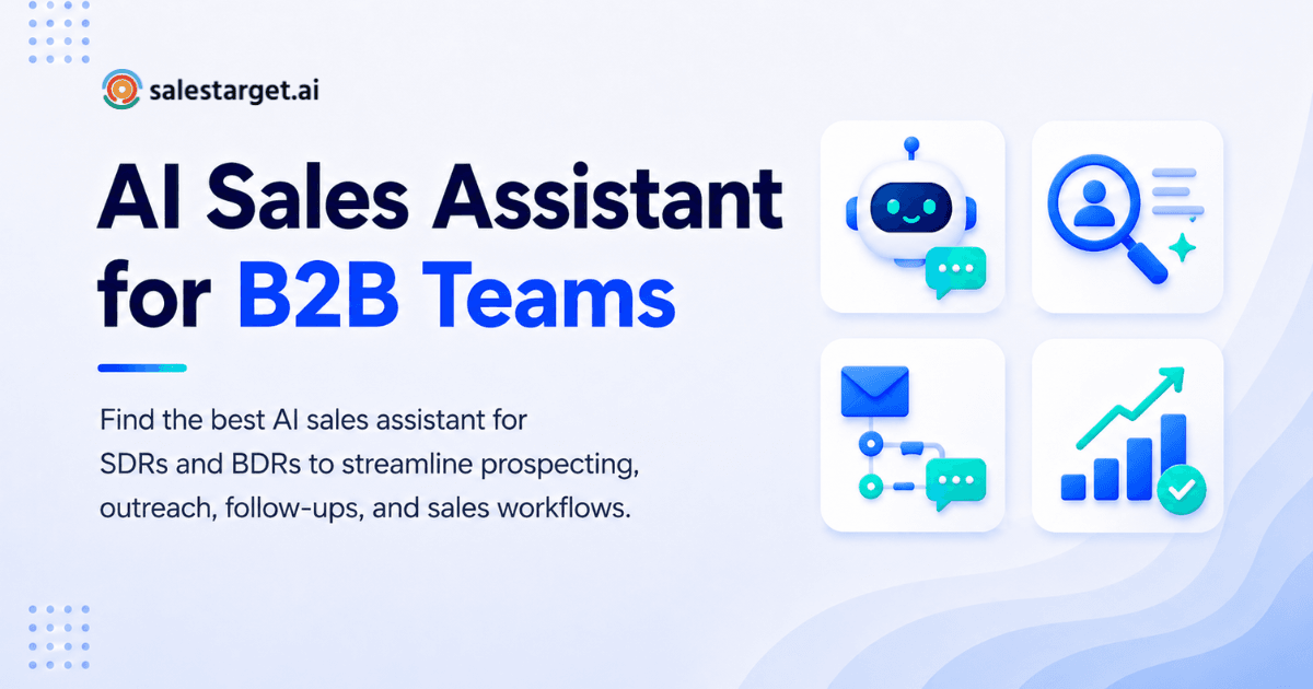 AI Sales Assistant for B2B Sales Teams