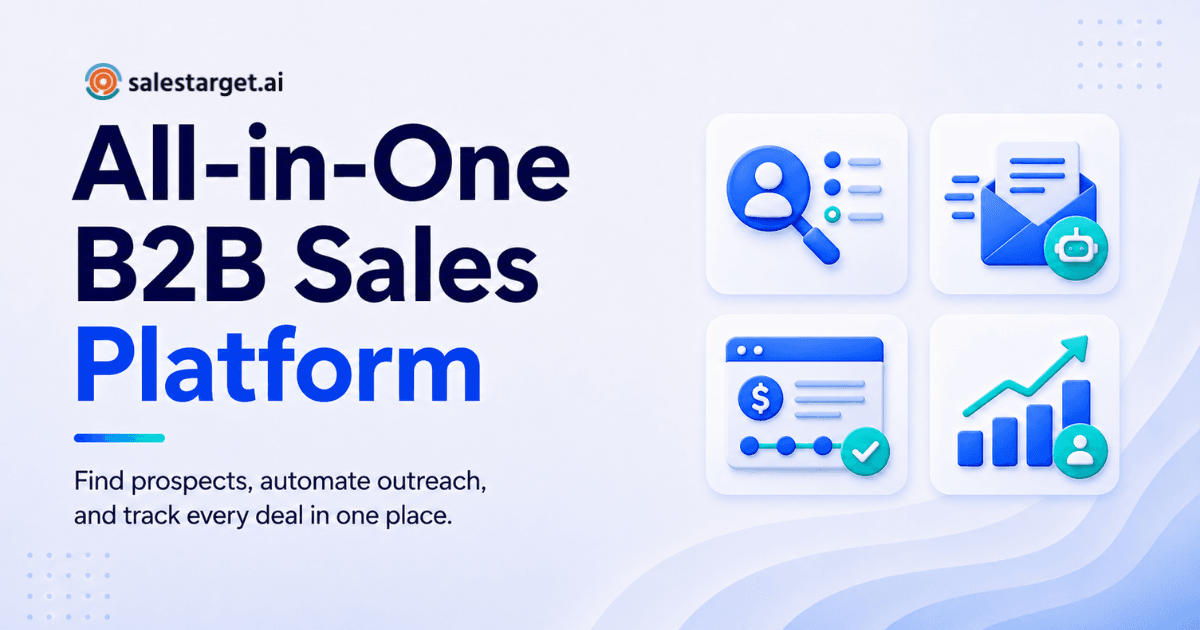 All in One B2B Sales Platform