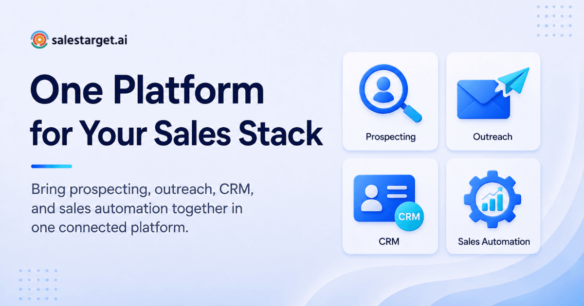 All in One Platform for Your Sales Stack