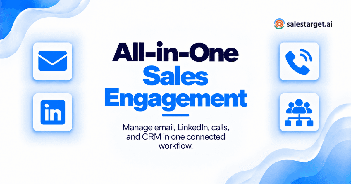 Which Sales Engagement Platforms Support Email, LinkedIn, Calls, and CRM in One Place?