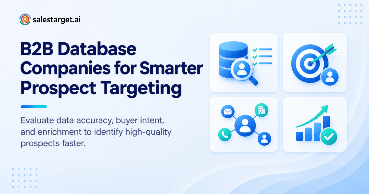 B2B database companies