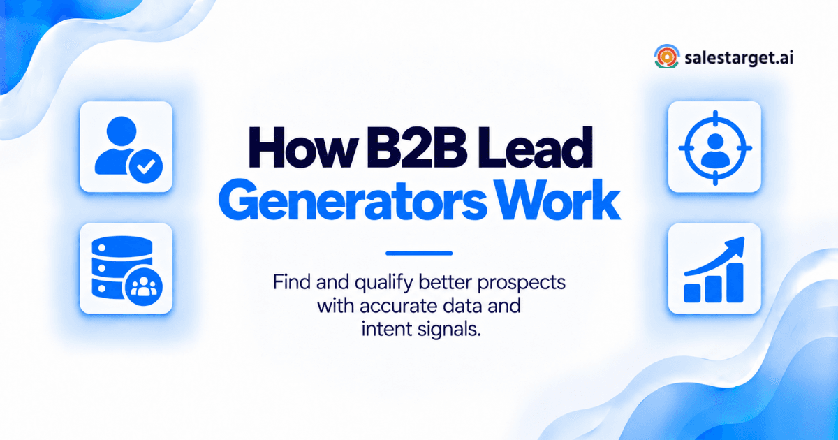 How Do B2B Lead Generators Work to Find and Qualify Sales Prospects?