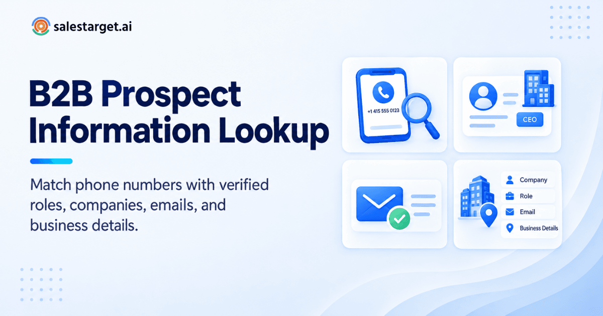 B2B prospect information from phone number