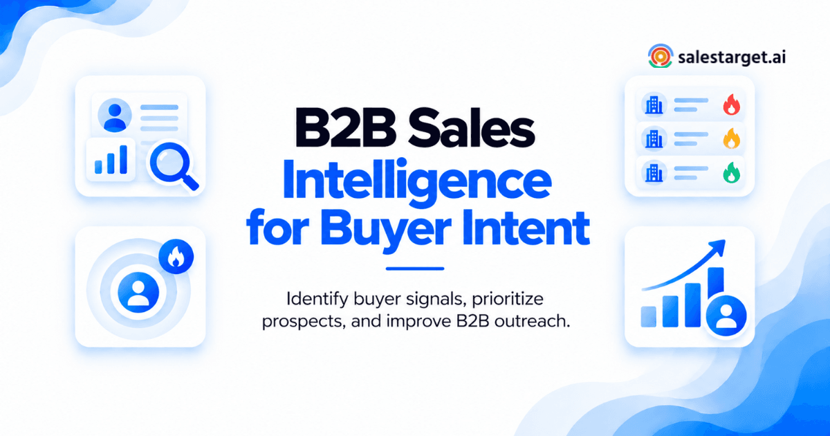 How a B2B Sales Intelligence Platform Reveals Buyer Intent and Prospect Insights