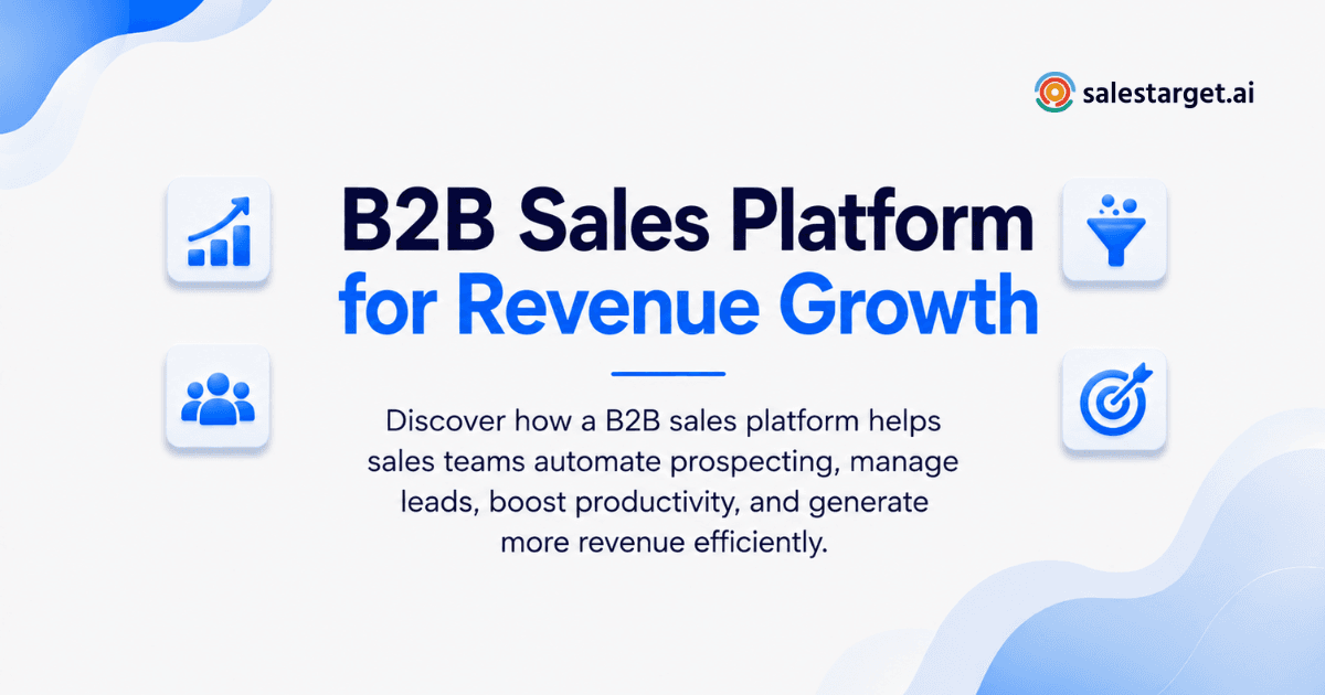 How Does a B2B Sales Platform Help Sales Teams Generate More Revenue?