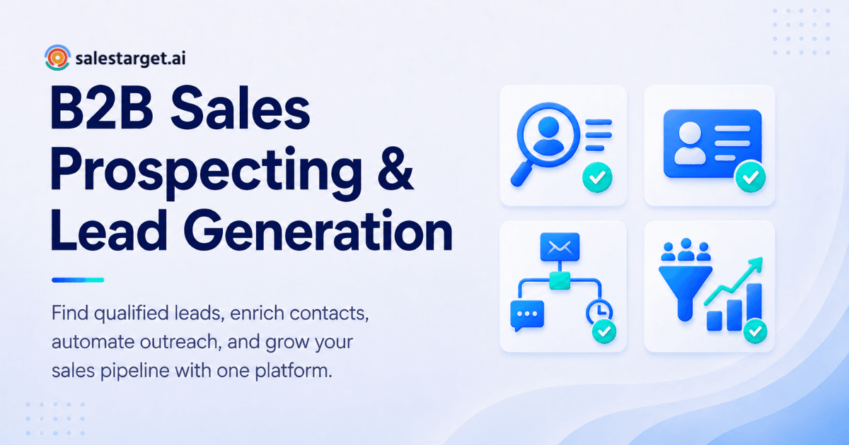 B2B Sales Prospecting and Lead Generation