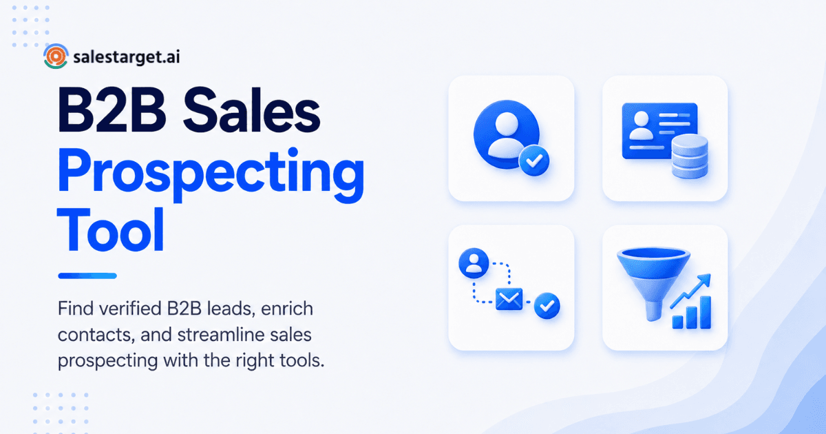 B2B Sales Prospecting Tool