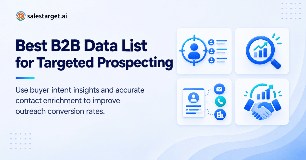 Best B2B Data List