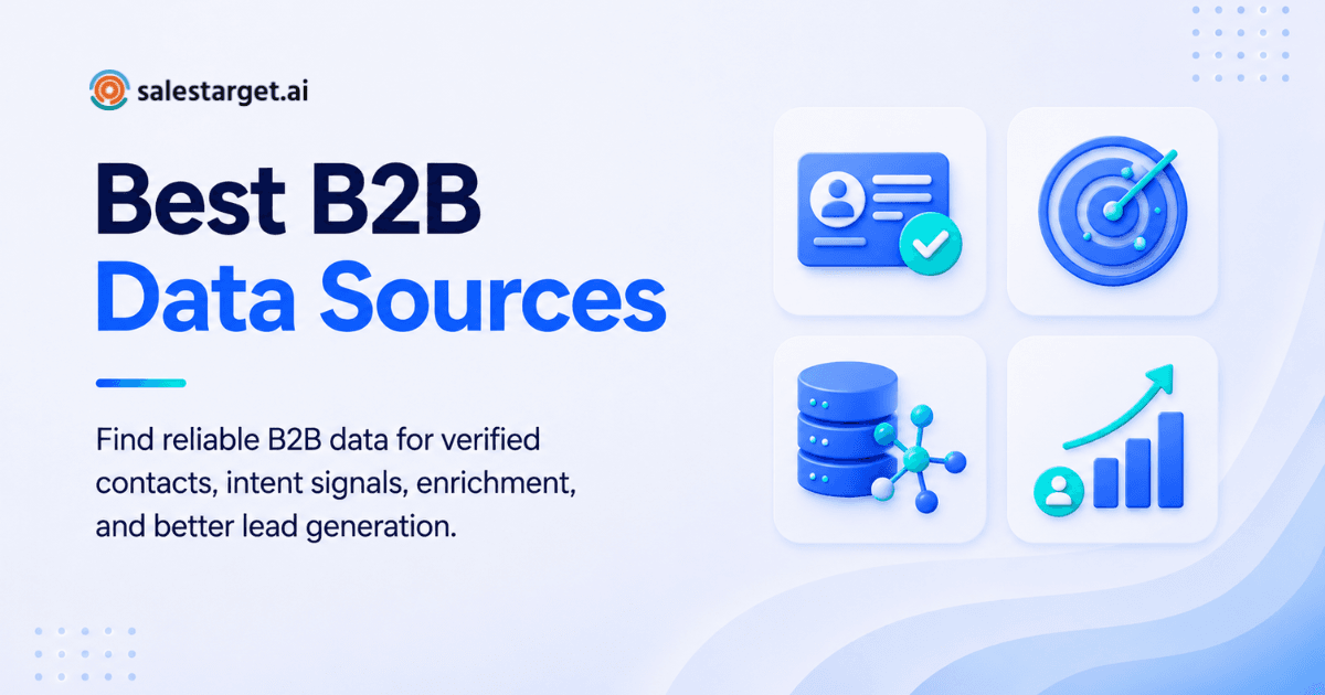 Best B2B data sources