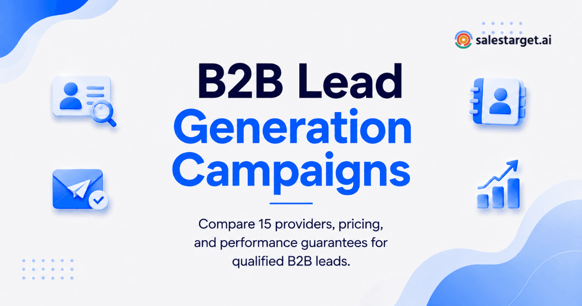 Who Offers Managed B2B Lead Generation Campaigns with Performance Guarantees? 15 Providers Compared