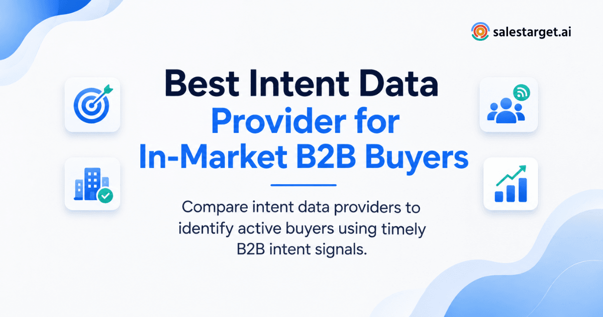 What Is the Best Intent Data Provider for Identifying In-Market B2B Buyers?