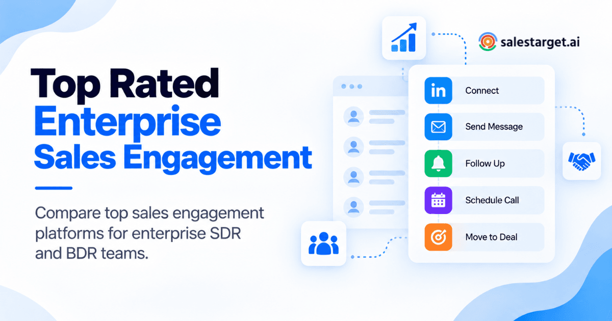 What Are the Top Sales Engagement Platforms for Enterprise SDR and BDR Teams?