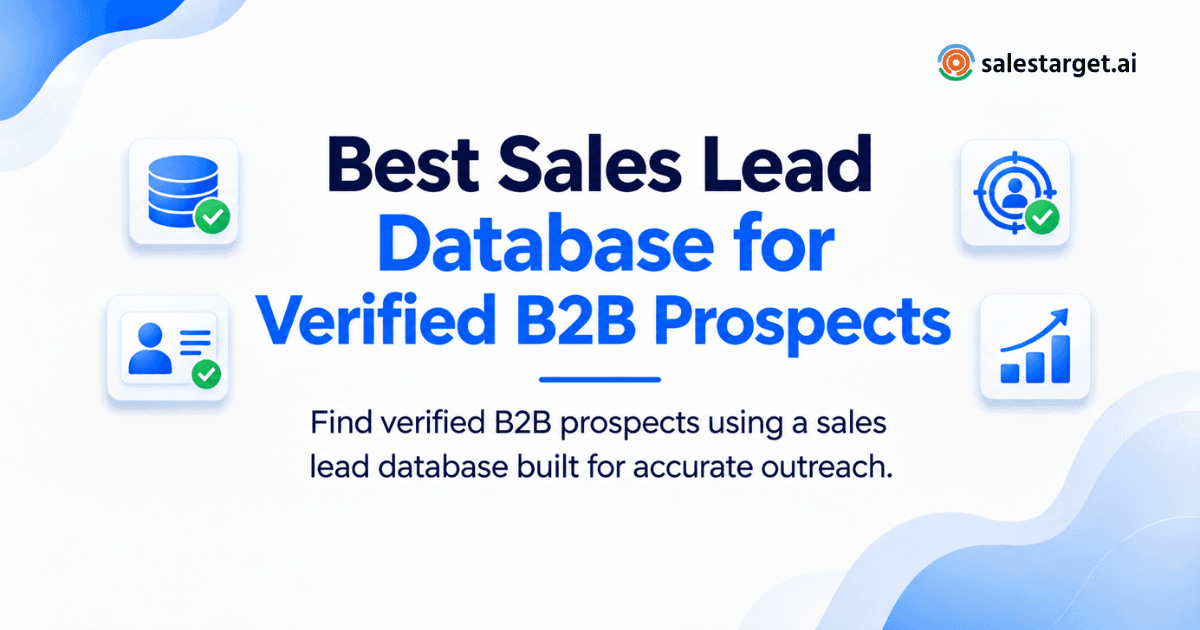 What Is the Best Sales Lead Database for Finding Verified B2B Prospects?