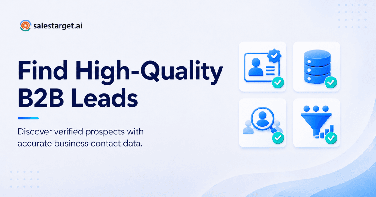 Find High Quality B2B Leads