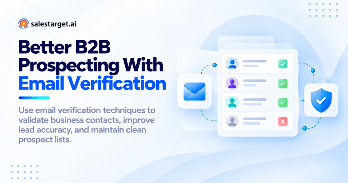 Better B2B Prospecting With Email Verification
