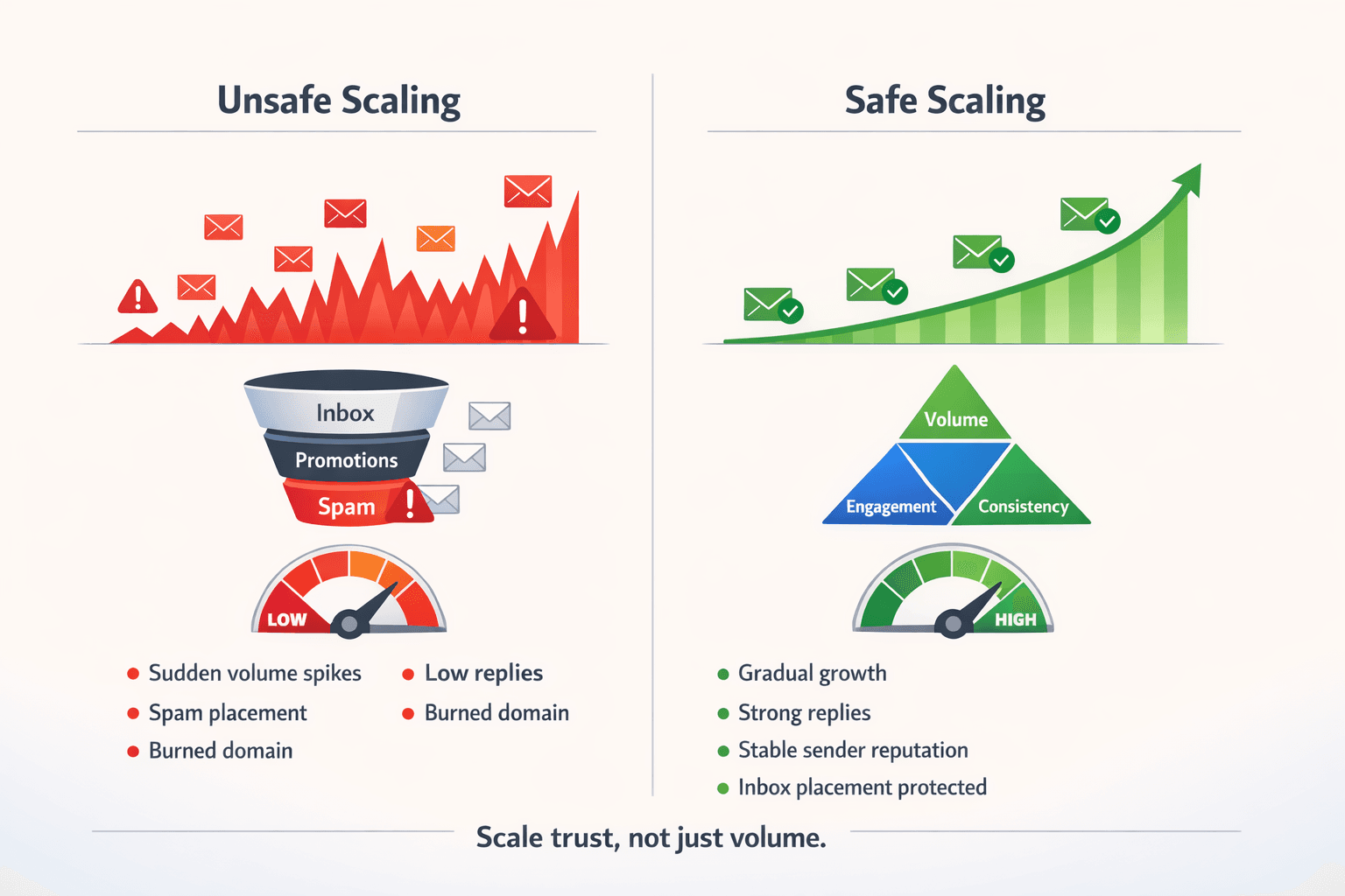 How to Scale Cold Email Outreach Without Burning Domains