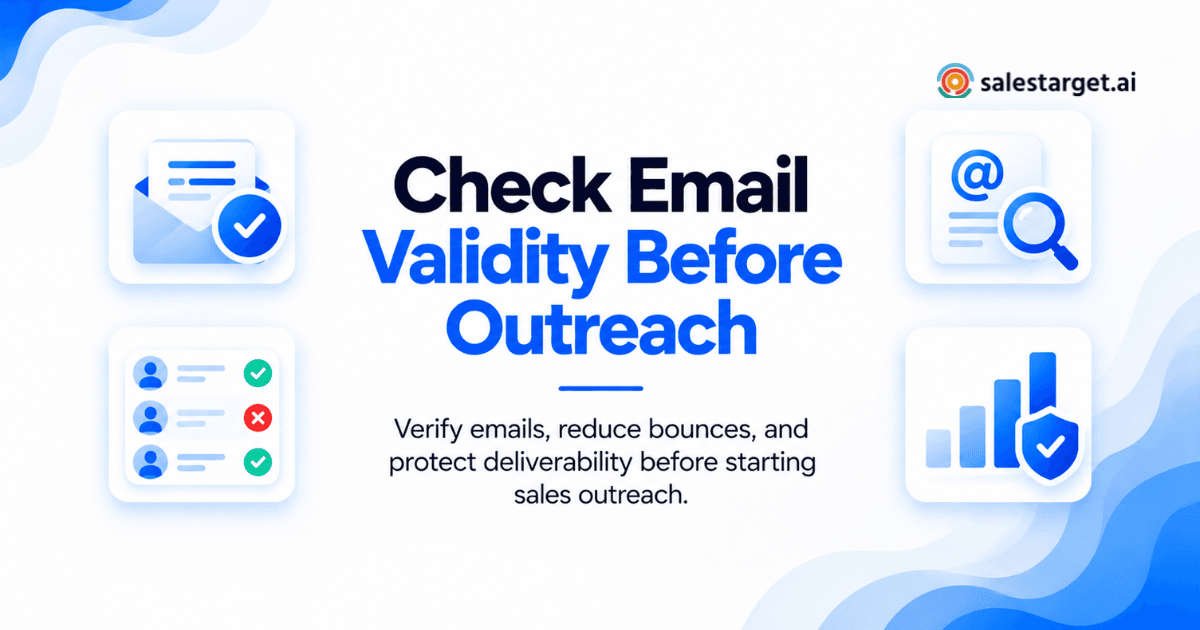 How to Check If an Email Is Valid Before Sending Sales Outreach?