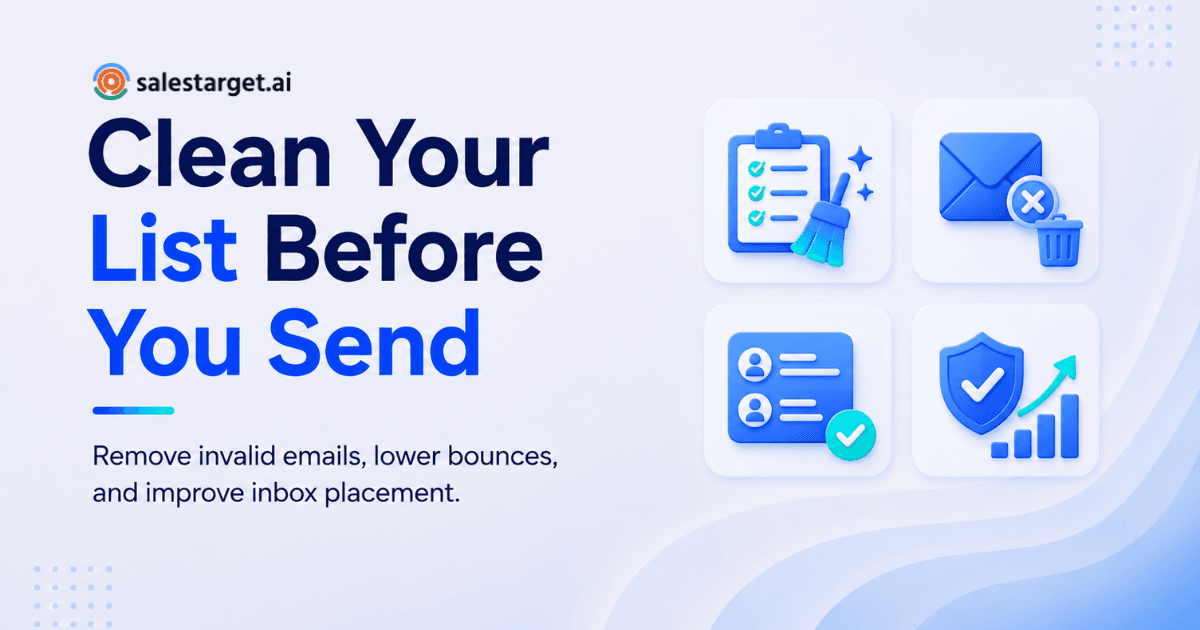 Clean Your List Before You Send