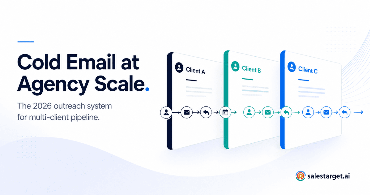 Cold email outreach system for agencies managing multiple client campaigns