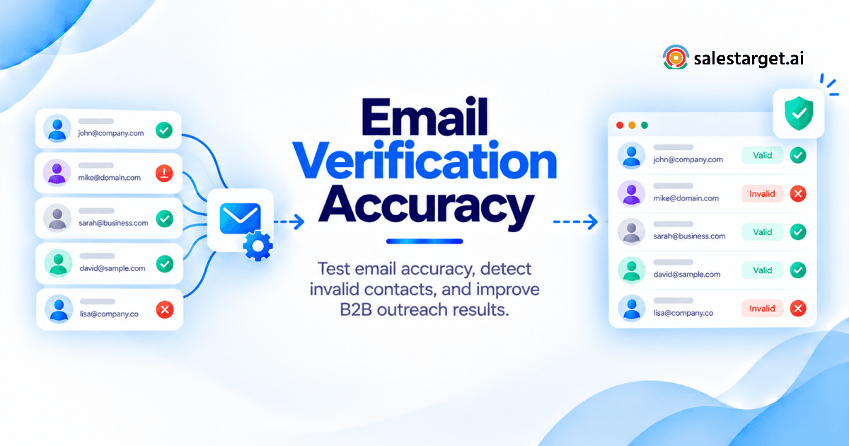 How Accurate Are Email Verification Tools? A Practical Testing Framework for B2B Sales