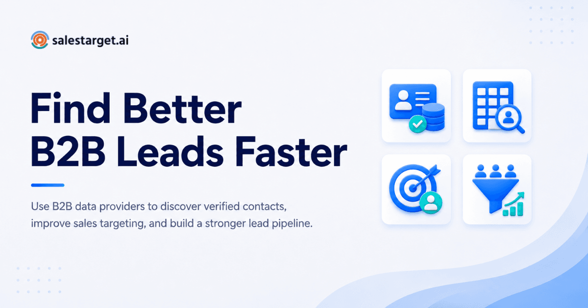 Find Better B2B Leads Faster