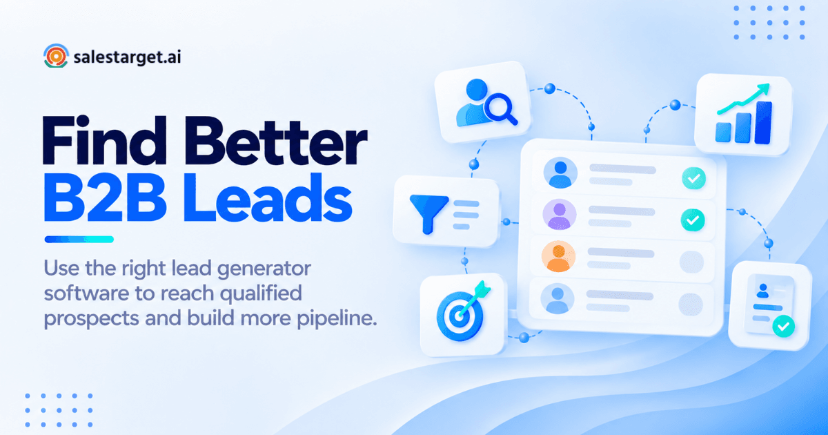B2B Lead Generator for Find Better Leads