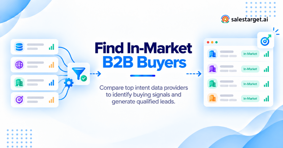 Best B2B Intent Data Providers to Find In-Market Buyers, Identify Purchase Signals, and Generate High-Quality Sales Leads in 2027
