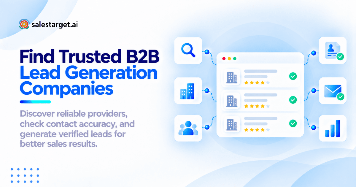 Find Trusted B2B Lead Generation Companies
