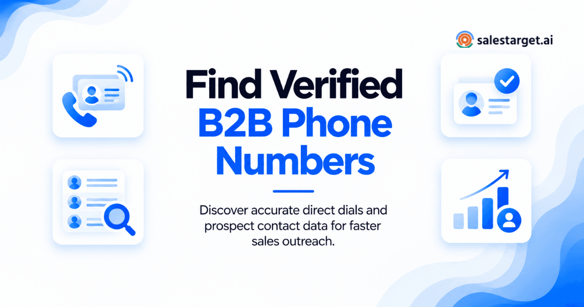 Phone Number Lookup Software for B2B Prospecting and Outreach