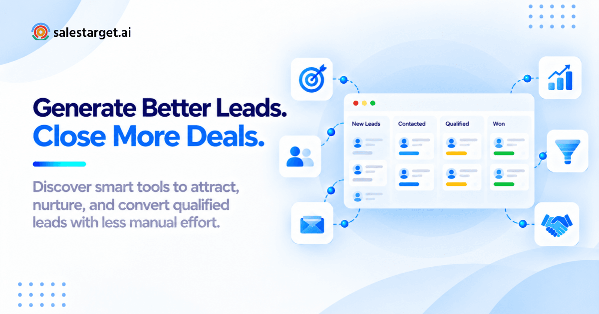 Generate Better Leads Close More Deals
