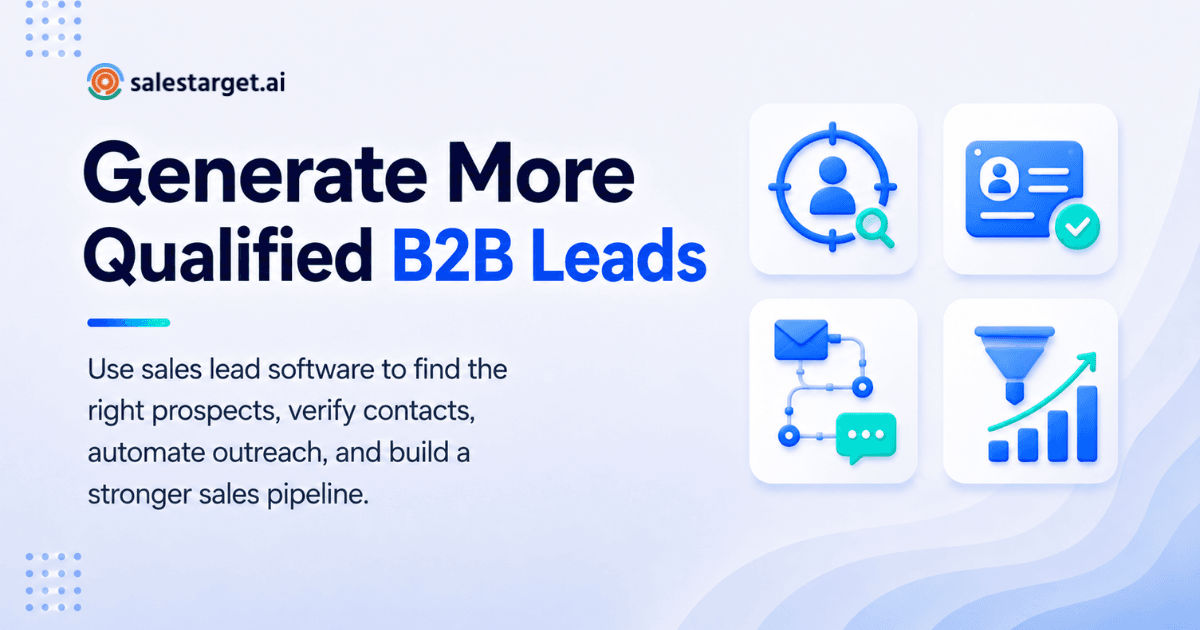 Sales Lead Software for B2B Teams