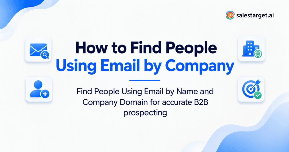 How to Find People Using Email by Name and Company Domain?