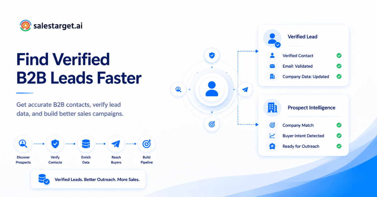 Find Verified B2B Leads Faster