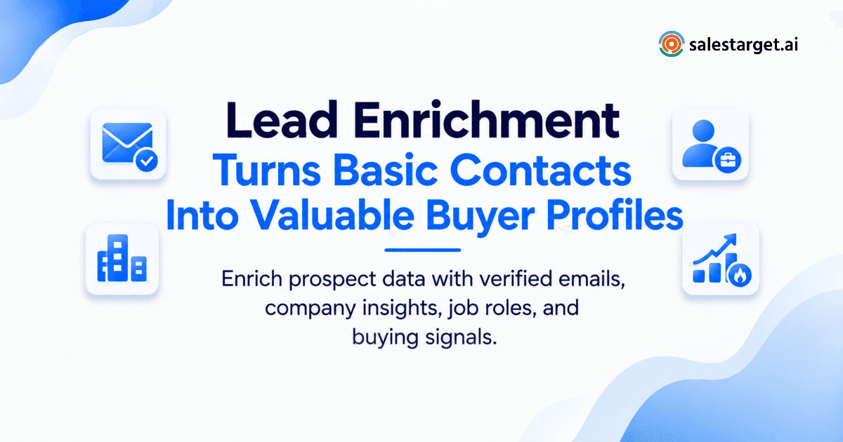 What Is Lead Enrichment and Why a Name and Email Isn't Enough Anymore