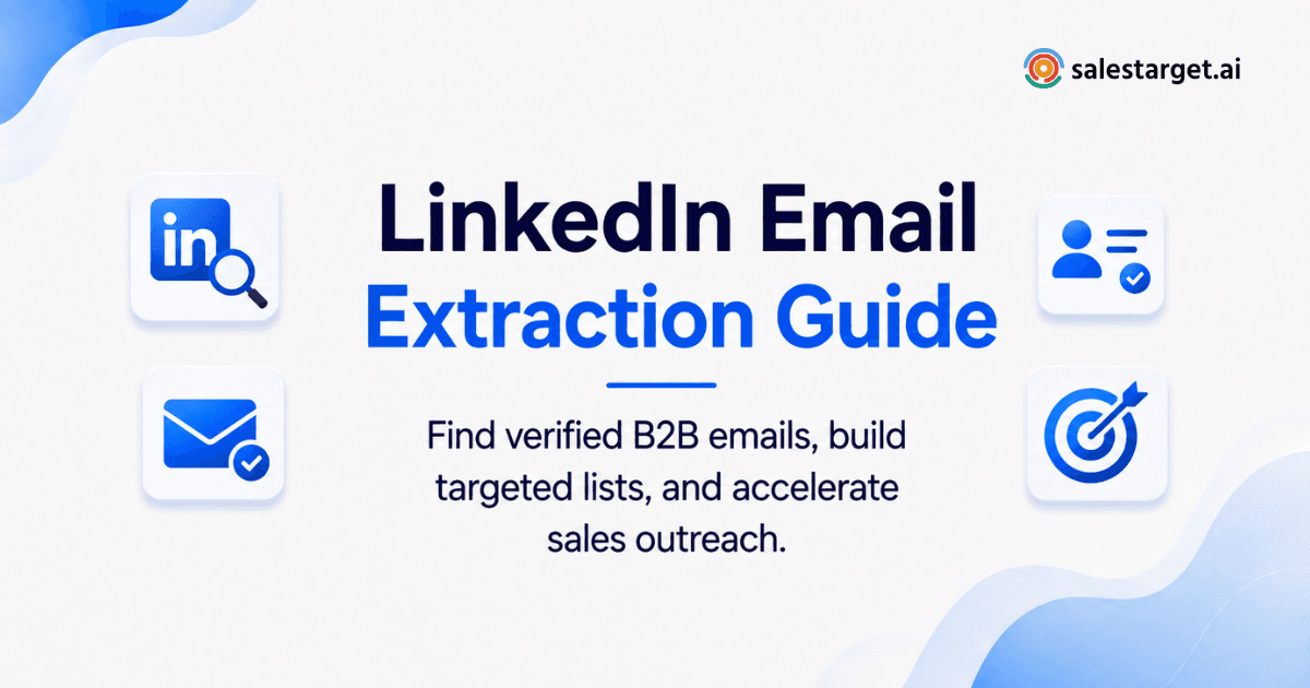 How to Extract Emails From LinkedIn for B2B Lead Generation and Sales Outreach