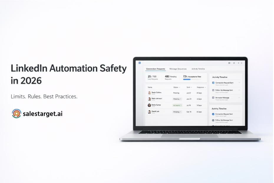 How to Stay Safe with LinkedIn Automation in 2026: Limits, Rules & Best Practices | SalesTarget.ai