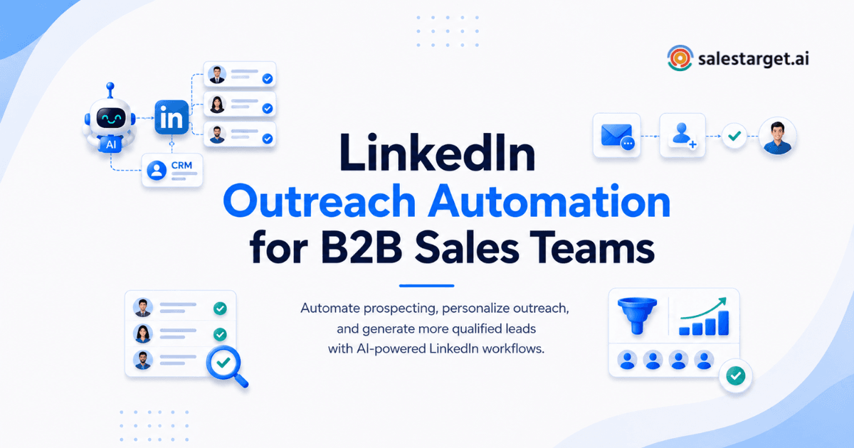 Why B2B Sales Teams Need Smarter LinkedIn Outreach Automation?