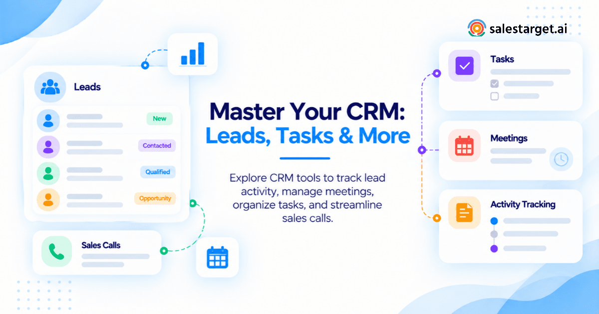 CRM Guide: Lead Activity, Meetings, Tasks, Activity Feed & Dialer