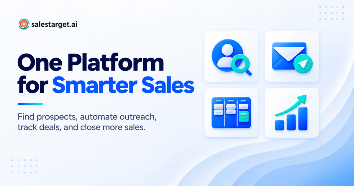 One Platform for Smarter Sales