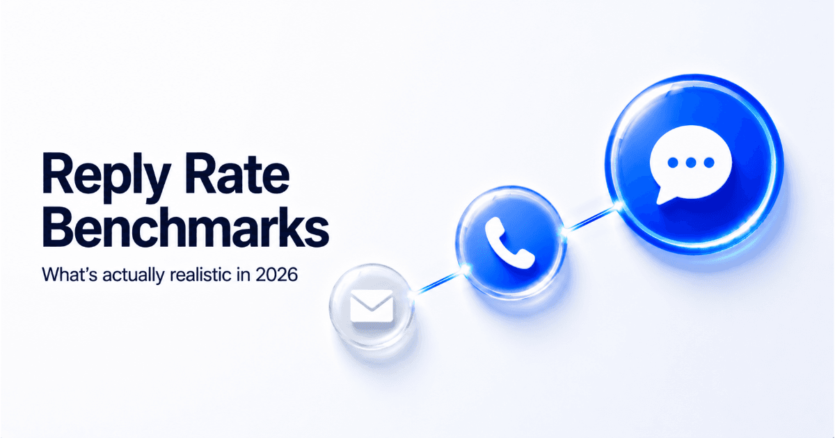 Multichannel Outreach Benchmarks 2026: What Reply Rates Are Actually Realistic by Channel and Industry
