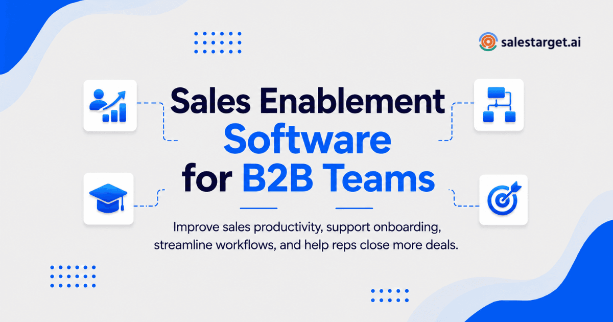 Sales Enablement Software: A Complete Guide for B2B Sales Teams